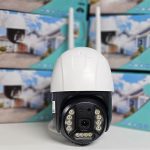 دوربین مداربسته سیمکارتی V380 مدل P20 اسپیددام 2 مگاپیکسل با دید در شب رنگی