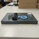 سوئیچ استوک 24 پورت سیسکو مدل WS-C2960X-24PS-L با 4 پورت Uplink SFP و PoE+