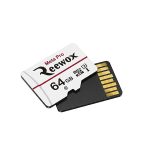 کارت حافظه Reewox Meta Pro 64GB کارت حافظه micro SDXC ریووکس مموری کارت Reewox UHS-I کارت حافظه 64 گیگ Reewox Reewox Meta Pro 95MB/s