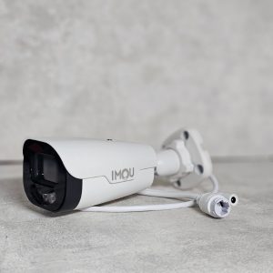خرید دوربین مداربسته IMOU PLUS IPC-5580 POE با رزولوشن 5 مگاپیکسل، دید در شب رنگی تا 30 متر، بدنه فلزی، IP66، میکروفون داخلی و POE